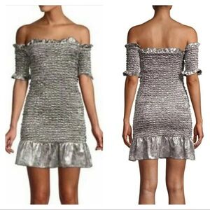 Petersyn Benson Smocked Ruffle Dress